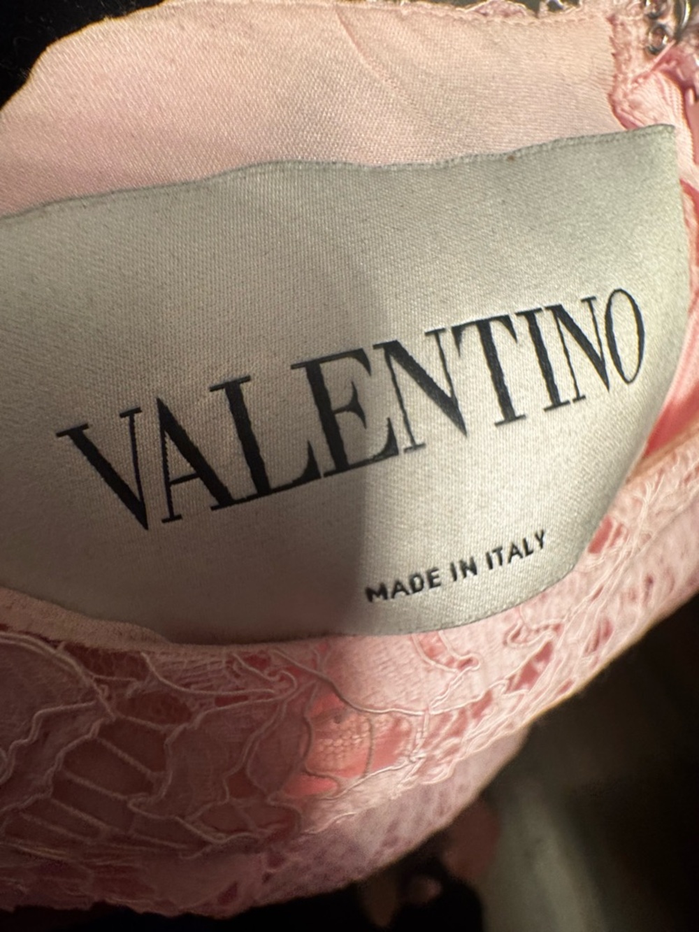 Valentino Garavani Blush Pink Lace Mini Dress - Picture 6 of 10